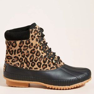 NIB/NWT Tretorn Roka Faux Fur Black Lined Rain Boots, Size 6